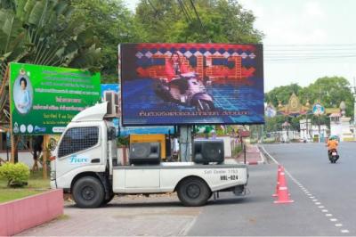 China P4 1921 Truck Mobile LED Display High Definition 1920Hz for sale