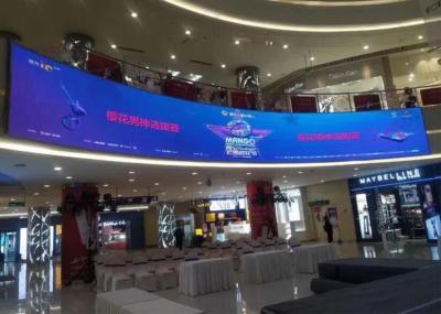 China Full Color Flexible LED Display 256x128mm With Wide Viewing Angle for sale