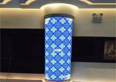 China Grados horizontales de la pantalla LED flexible de la resolución 2.5m m 120 en venta