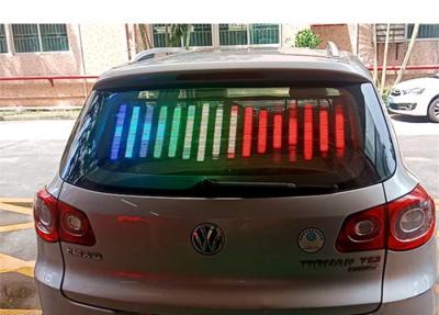 China 1000x375mm LED Screen For Car Back Window , P3.91 Car Message Display for sale