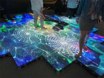 China SMD3535 LED Lighted Floor Tiles , P8.92 3d Dance Floor 5 years Warranty for sale