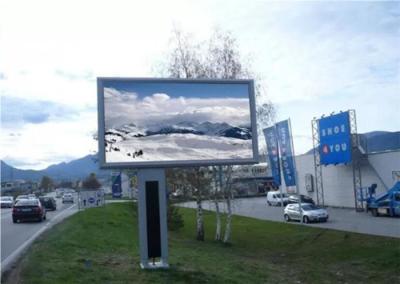 China 7000cd/M2 Advertising LED Display Waterproof RGB Outdoor LED Billboard Iron Cabinet for sale
