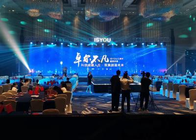 China X medios alto coeficiente de contraste de alquiler 4000 1 de la pantalla LED P3.91mm en venta