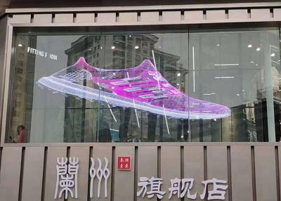Китай Adjustable Wall Mounted 16 Bit Transparent Glass Led Display Rgb Hdmi Signal Input продается