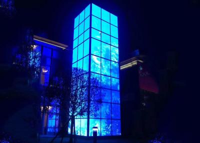 China Tarifa de cristal transparente de la transparencia de la pantalla 5000cd/Sqm 70 de P6.25mm LED en venta
