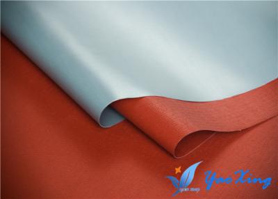 China Red Silicone Rubber Coated Fiberglass Fabric For Smoke Curtain And Fire Blankets for sale