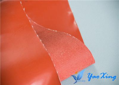 China 0.8mm Twill Woven Rubber Silicone Coated Glass Fabric for sale