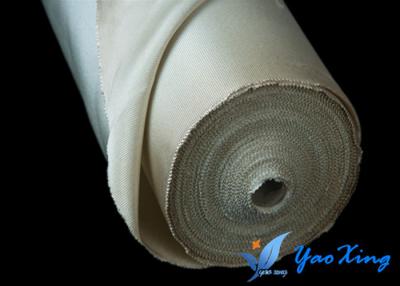 China Plain High Temperature Fiberglass Cloth With Steel Wire Inside Good Heat Insulation for sale