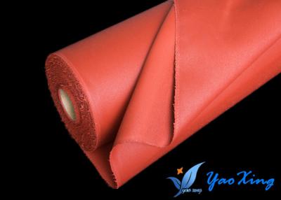 China material revestido de la tela de la fibra de vidrio de la goma de silicona de 0.4m m para la cubierta flexible del aislamiento en venta