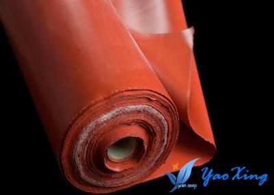 Cina tessuto rivestito di silicone a prova di fuoco lati laterali e doppi uno della vetroresina di 1.5mm in vendita