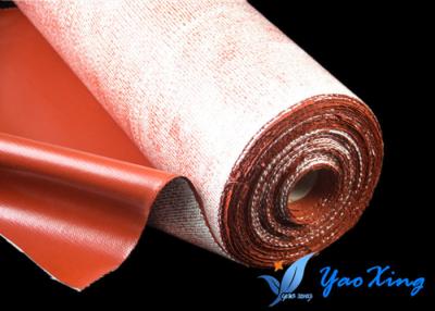 China Anti - Aging Silicone Fiberglass Fabric  Good Heat Insulation And Soft Surface for sale