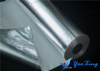 China 0.4mm Fireproof Aluminum Foil Fiberglass Cloth High Tensile Property for sale