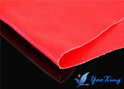 China El silicón de los lados del doble 18OZ cubrió la tela de la fibra de vidrio con buen funcionamiento incombustible en venta