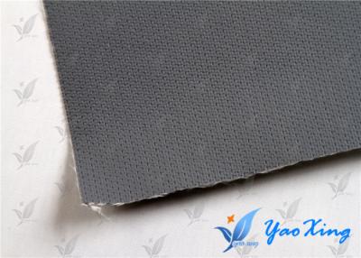 China 100m Length Gray Silicone Coated Fiberglass Fabric For Fire Curtain for sale