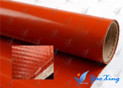 Cina Tessuto rivestito di silicone resistente e di bassa potenza della vetroresina per a prova di fuoco ed impermeabile in vendita
