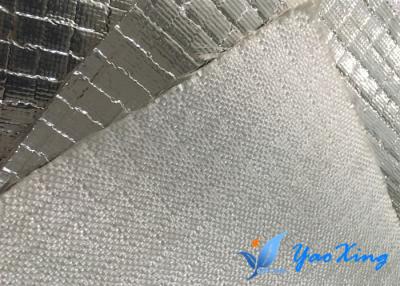 China Temperatura de la situación de Waven 248℉ de la tela cruzada del papel de aluminio de la fibra de vidrio de la prenda impermeable del aislamiento en venta