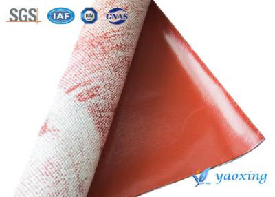 Chine Tissu résistant à la chaleur enduit de silicone de fibre de verre de l'épaisseur 3.0mm à vendre