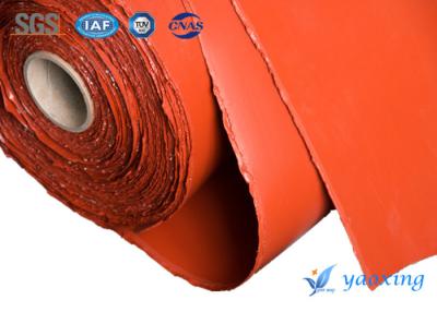 Chine Type armure toile résistant à hautes températures de tissu de fibre de verre de silicone de 1.5m à vendre