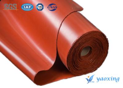 China 920mm Fireproof Silicone Coated Fiberglass Fabric 1500g/m2 for sale