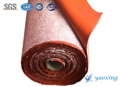 China 3mm Heat Insulation Silicone Fiberglass Fabric , Silicone Treated Fabric for sale