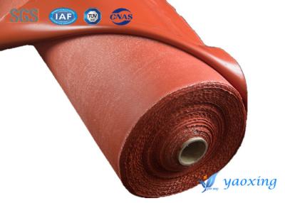 中国 1mmの耐火性のシリコーンは溶接毛布のためのガラス繊維の生地に塗った 販売のため