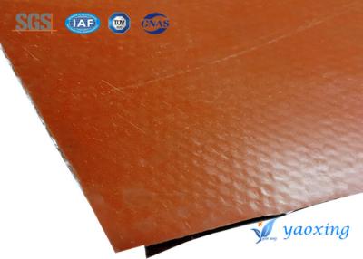 China Heat Resistant Silicone Coated Fiberglass Fabric 150m 200m for sale