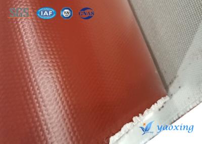 China Silicone Coated Fiberglass Fabric Used In Steel Mills And Thermal Power Plants en venta