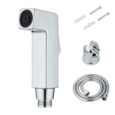 China 85g Surface Chrome Abs Toilet Bidet Shower Spray Portable for sale