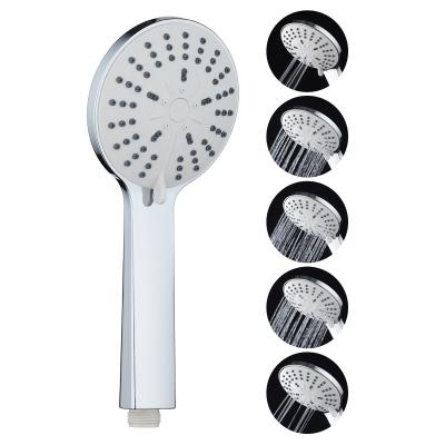 China 0.4MPA Bathroom Rain Shower Head Round , 5 Function 2CM Bathroom Shower Spray for sale