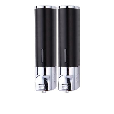 China Black Double Press Wall Mounted Soap Dispenser For Public Entities for sale