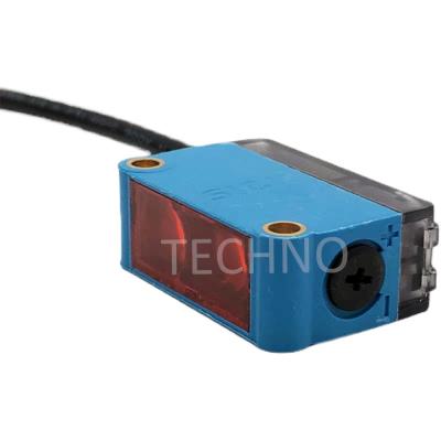 China W12-2 Sensor de distância do laser doente Plastic IO-Link 2mW/Sr Ajuste de cabo à venda
