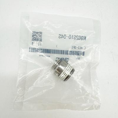China KQG2S10-04S Pneumatic Pipe Fittings Ss 316 Pneumatic Tube Connector for sale