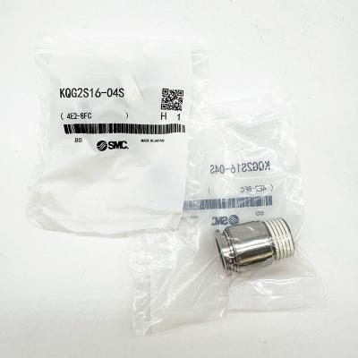 중국 SMC KQG2S16-04S One Touch Fitting 16 Mm Tube Size Male R Thread 판매용