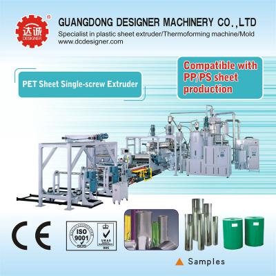 China PET/PLA Single Screw Sheet Extrusion line for sale