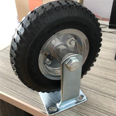 China 250-4 rodas de borracha do rodízio resistentes para o carro da mão à venda