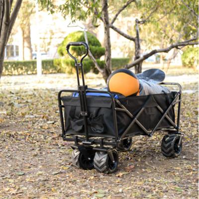 China 4  Wheels Folding Collapsible Wagon Utility Folding Outdoor Trolley Camping for sale