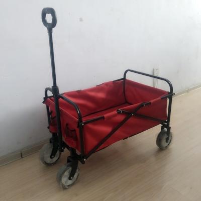 China Small Size Folding Beach Wagon Outdoor Utility Foldable Beach Wagon 102cm for sale
