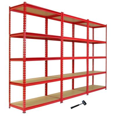 China Industrial Heavy Duty Racking Shelves 5 Tier Metal Storage Shelves Garage for sale