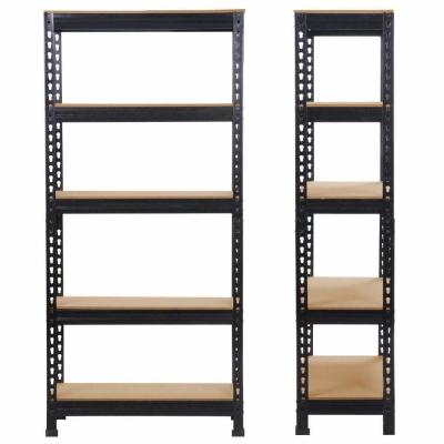 China 5 Tier Boltless Storage Rack Heavy Duty Garage Shelving Unit Racking for sale