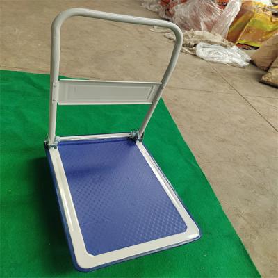 China Thickened Folding Platform Cart Functional Net Enclosure Rolling Flatbed Cart for sale