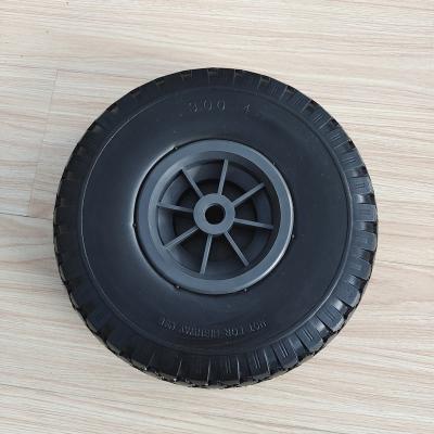 China 10 Inch 3.00-4 Pneumatic Rubber Tire Wheel For Hand Truck Trolley Dolly for sale