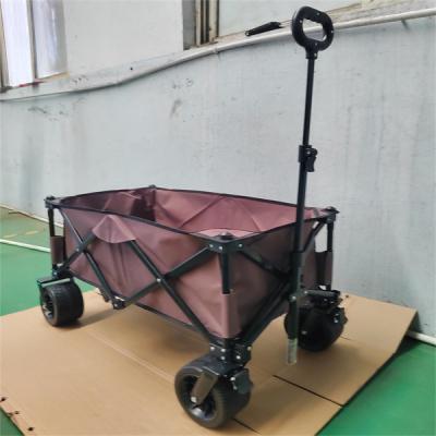China Customizable Folding 4 Wheel Wagon All Direction Foldable Wagon Cart for sale