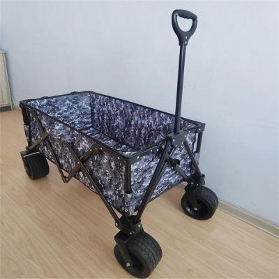 China Outdoor Garden Camping Folding Beach Wagon Cart Steel Tube For Transport for sale