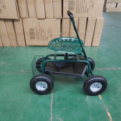 China Hand Pull Seat Trolley For Children Aged 5 To 14 Years Old Rubber Wheels Seat Cart for sale