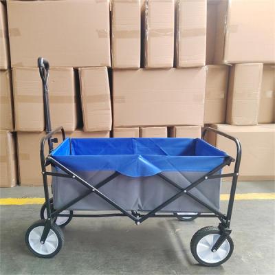 China Collapsible Steel Garden Folding Beach Wagon Kids Wagon Cart For Camping for sale