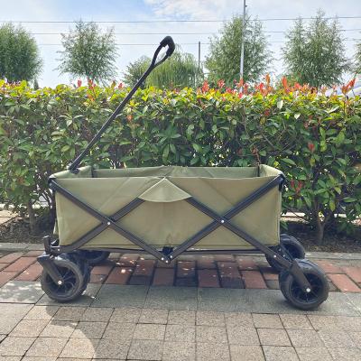 China All Terrain Wheel Collapsible Stroller Wagon Foldable Beach Trolley Carrinho de acampamento ao ar livre à venda