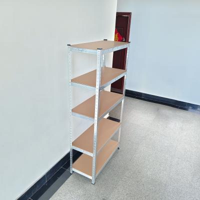 China 5 Layers Heavy Duty Showroom Shelves Warehouse Sample Display Iron Frame Galvanized for sale