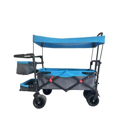 China Outdoor Tent Camping Folding Car Outdoor Camping Integrated Awning Cart for sale