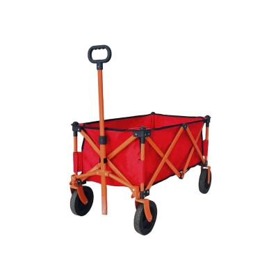 China Simple Style Folding Four-Way Camping Cart Processing Custom Portable Portable Small Trolley for sale