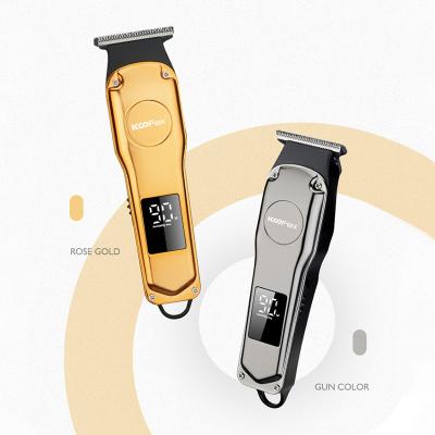 China LCD Display Cordless Grooming Clippers , Antirust Zero Gap Hair Clippers for sale